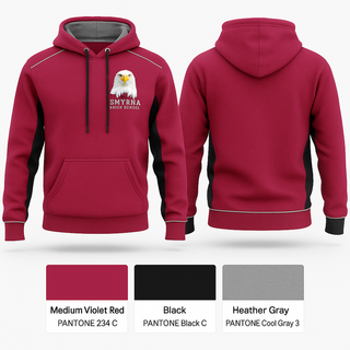 Hoodie, Smyrna High school, Track & Field, Teamtime, Team time, sublimation, custom sports apparel, team uniforms, spirit wear, spiritwear, sports uniforms, custom shirts, team store, custom team store, fundraiser sports, apparel fundraiser