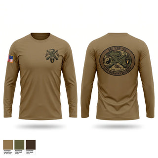 Long Sleeve Performance Shirt, DET 3 HHB 1-111th FA, National Guard, Teamtime, Team time, sublimation, custom sports apparel, team uniforms, spirit wear, spiritwear, sports uniforms, custom shirts, team store, custom team store, fundraiser sports, apparel fundraiser