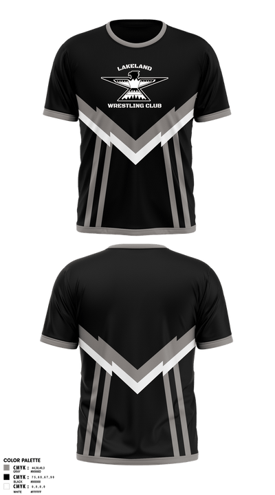 LAKELAND WRESTLING CLUB 15399387 Short Sleeve Performance Shirt - 1