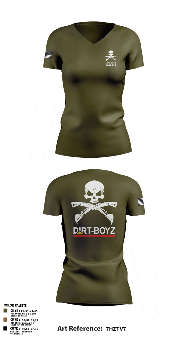 Womens Short Sleeve Vneck Shirt, DirtBoyz, Air Force, Teamtime, Team time, sublimation, custom sports apparel, team uniforms, spirit wear, spiritwear, sports uniforms, custom shirts, team store, custom team store, fundraiser sports, apparel fundraiser