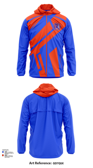 Windbreaker, Royal High School Band, Spirit Store, Teamtime, Team time, sublimation, custom sports apparel, team uniforms, spirit wear, spiritwear, sports uniforms, custom shirts, team store, custom team store, fundraiser sports, apparel fundraiser