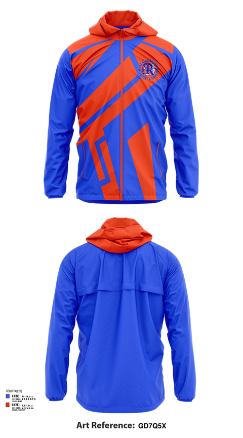 Windbreaker, Royal High School Band, Spirit Store, Teamtime, Team time, sublimation, custom sports apparel, team uniforms, spirit wear, spiritwear, sports uniforms, custom shirts, team store, custom team store, fundraiser sports, apparel fundraiser