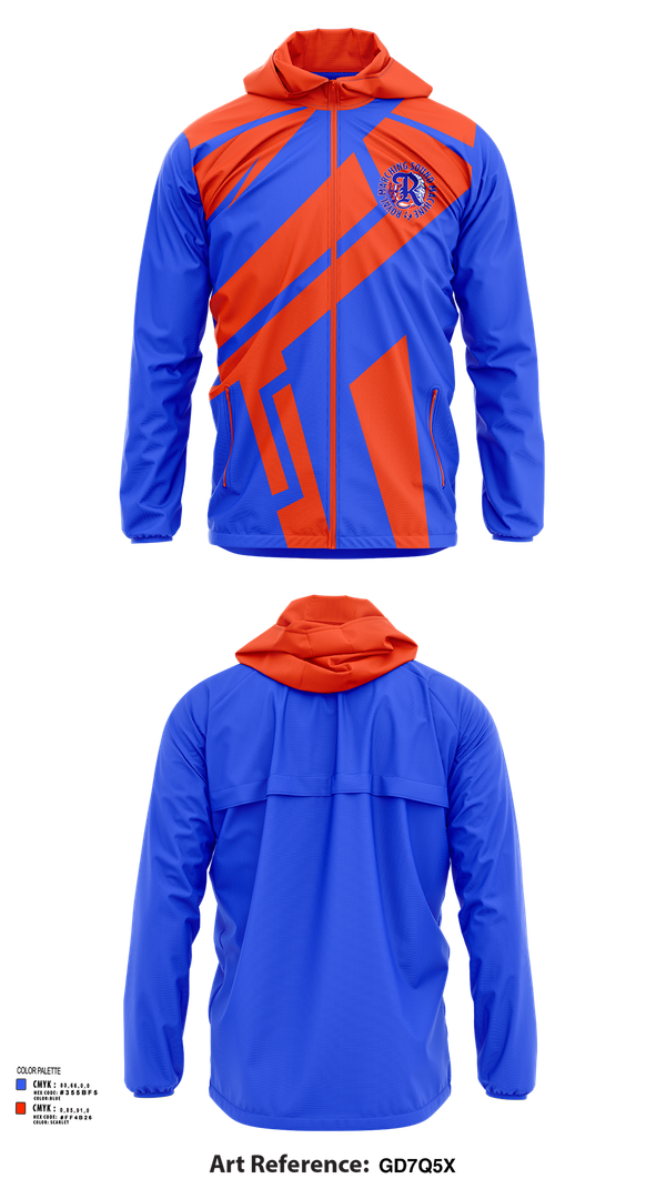 Windbreaker, Royal High School Band, Spirit Store, Teamtime, Team time, sublimation, custom sports apparel, team uniforms, spirit wear, spiritwear, sports uniforms, custom shirts, team store, custom team store, fundraiser sports, apparel fundraiser