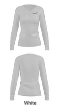 Shade Spartanettes (not cheer we are dance team) 16028703 Women's Long Sleeve V-neck Shirt - 11