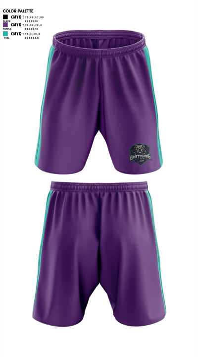Gritty Dawg Academy Athletic Shorts With Pockets - 3