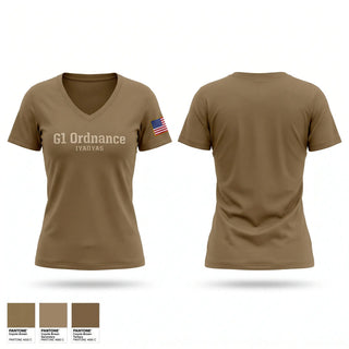 Womens Short Sleeve Vneck Shirt, G1 Ordnance, Navy, Teamtime, Team time, sublimation, custom sports apparel, team uniforms, spirit wear, spiritwear, sports uniforms, custom shirts, team store, custom team store, fundraiser sports, apparel fundraiser