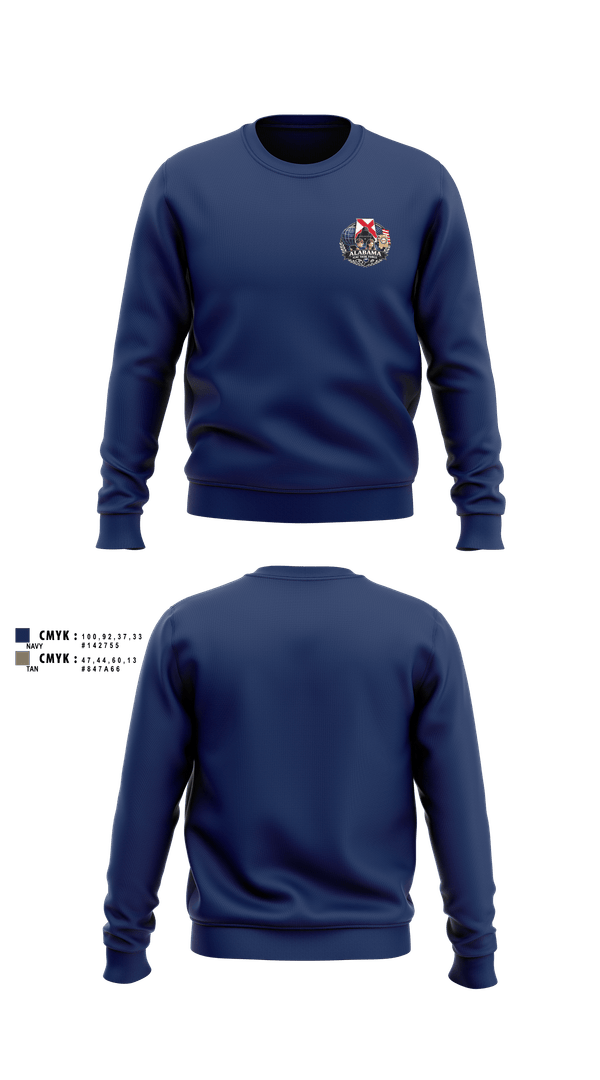 Crew Neck Sweatshirt, Alabama ICAC, Police, Teamtime, Team time, sublimation, custom sports apparel, team uniforms, spirit wear, spiritwear, sports uniforms, custom shirts, team store, custom team store, fundraiser sports, apparel fundraiser