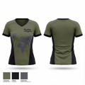Rudder rangers 38907899 Women's Short Sleeve V-neck Shirt - 1