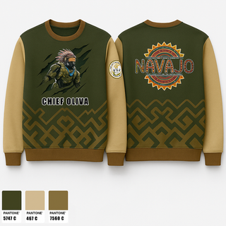 Crew Neck Sweatshirt, Chief Oliva, Cross Country, Teamtime, Team time, sublimation, custom sports apparel, team uniforms, spirit wear, spiritwear, sports uniforms, custom shirts, team store, custom team store, fundraiser sports, apparel fundraiser