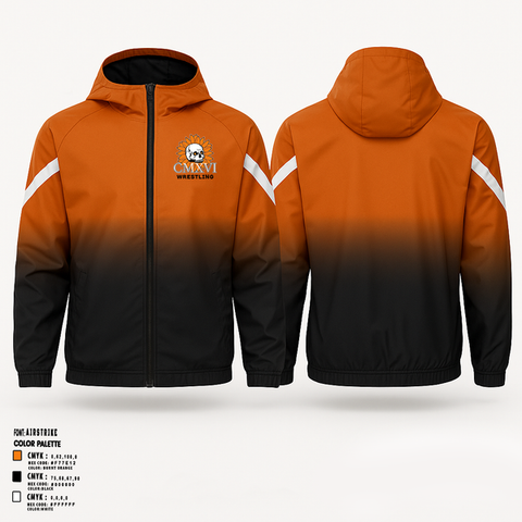 Windbreaker, Nine 16 Wrestling Club, Wrestling, Teamtime, Team time, sublimation, custom sports apparel, team uniforms, spirit wear, spiritwear, sports uniforms, custom shirts, team store, custom team store, fundraiser sports, apparel fundraiser