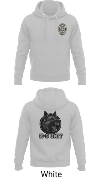 Hoodie, Farmersville Police K9 Unit, Police, Teamtime, Team time, sublimation, custom sports apparel, team uniforms, spirit wear, spiritwear, sports uniforms, custom shirts, team store, custom team store, fundraiser sports, apparel fundraiser