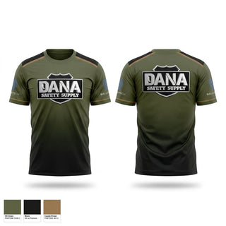 Soft Poly Tee Cotton Like Feel, Dana Safety Supply, , Teamtime, Team time, sublimation, custom sports apparel, team uniforms, spirit wear, spiritwear, sports uniforms, custom shirts, team store, custom team store, fundraiser sports, apparel fundraiser