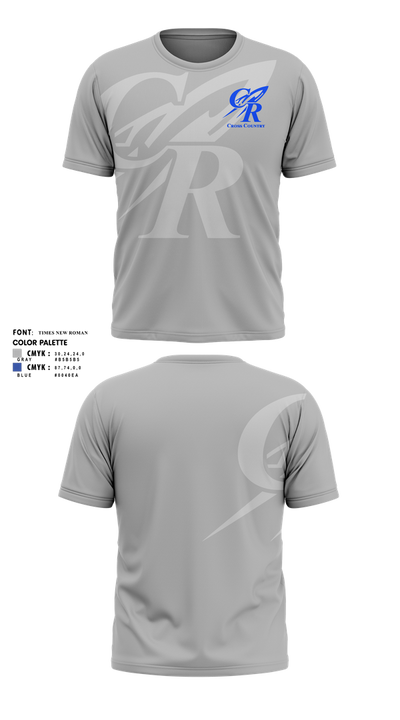 Central High School Track & Field 38219768 Short Sleeve Performance Shirt - 2