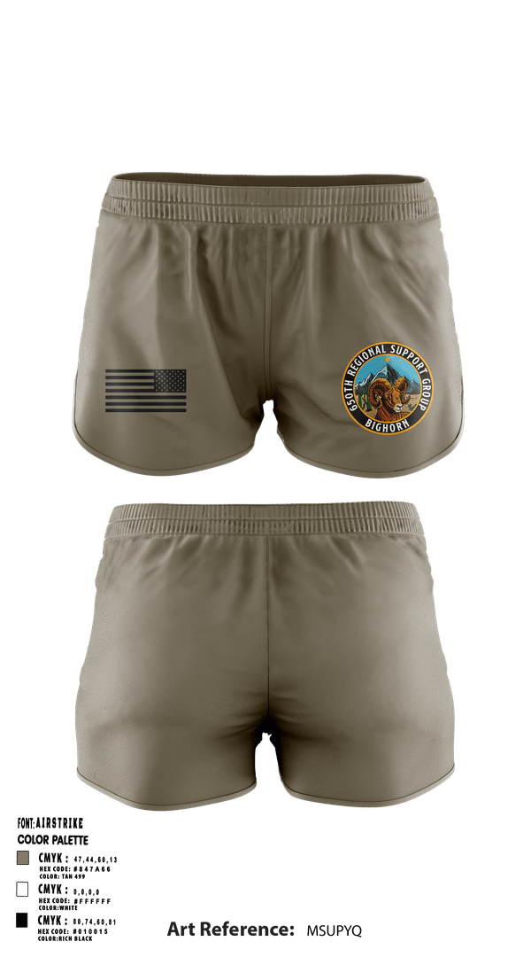 Ranger Panties, 650th RSG, Army, Teamtime, Team time, sublimation, custom sports apparel, team uniforms, spirit wear, spiritwear, sports uniforms, custom shirts, team store, custom team store, fundraiser sports, apparel fundraiser