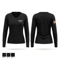 Cape Charles Police Women's Long Sleeve V-neck Shirt - 1