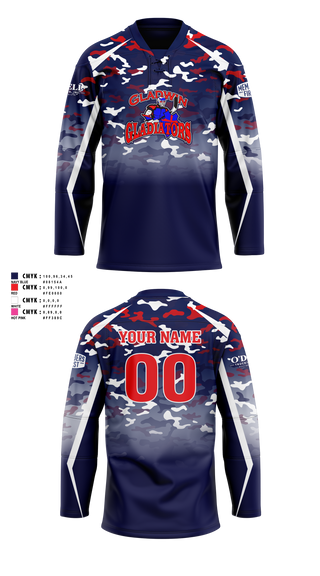 Hockey Jersey, Gladwin Gladiators, Ice Hockey, Teamtime, Team time, sublimation, custom sports apparel, team uniforms, spirit wear, spiritwear, sports uniforms, custom shirts, team store, custom team store, fundraiser sports, apparel fundraiser