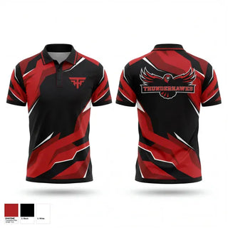 Short Sleeve Performance Polo, Thunderhawks, Softball, Teamtime, Team time, sublimation, custom sports apparel, team uniforms, spirit wear, spiritwear, sports uniforms, custom shirts, team store, custom team store, fundraiser sports, apparel fundraiser