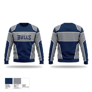 Crew Neck Sweatshirt, Central coast Bulls, Baseball, Teamtime, Team time, sublimation, custom sports apparel, team uniforms, spirit wear, spiritwear, sports uniforms, custom shirts, team store, custom team store, fundraiser sports, apparel fundraiser