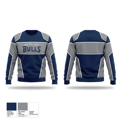 Central coast Bulls Crew Neck Sweatshirt - 1