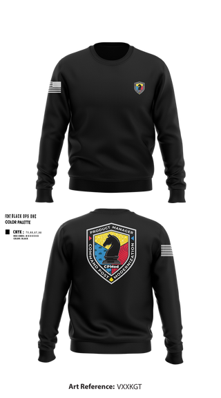 Crew Neck Sweatshirt, Command Post Modernization, , Teamtime, Team time, sublimation, custom sports apparel, team uniforms, spirit wear, spiritwear, sports uniforms, custom shirts, team store, custom team store, fundraiser sports, apparel fundraiser