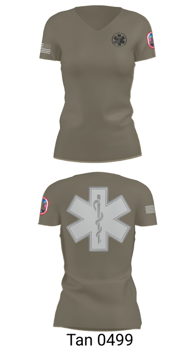 I-STAT EMS 65637212 Women's Short Sleeve V-neck Shirt - 68