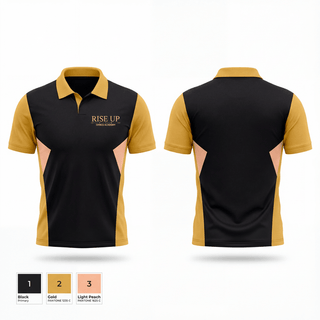 Short Sleeve Performance Polo, Rise Up Dance Academy, Cheer, Teamtime, Team time, sublimation, custom sports apparel, team uniforms, spirit wear, spiritwear, sports uniforms, custom shirts, team store, custom team store, fundraiser sports, apparel fundraiser