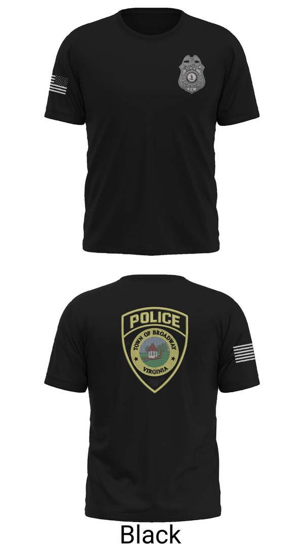 Short Sleeve Performance Shirt, Broadway Police, Police, Teamtime, Team time, sublimation, custom sports apparel, team uniforms, spirit wear, spiritwear, sports uniforms, custom shirts, team store, custom team store, fundraiser sports, apparel fundraiser