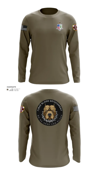 Long Sleeve Performance Shirt, 7236 Medical Support Unit, Army, Teamtime, Team time, sublimation, custom sports apparel, team uniforms, spirit wear, spiritwear, sports uniforms, custom shirts, team store, custom team store, fundraiser sports, apparel fundraiser
