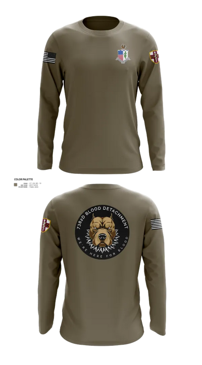 7236 Medical Support Unit 23700208 Long Sleeve Performance Shirt 22