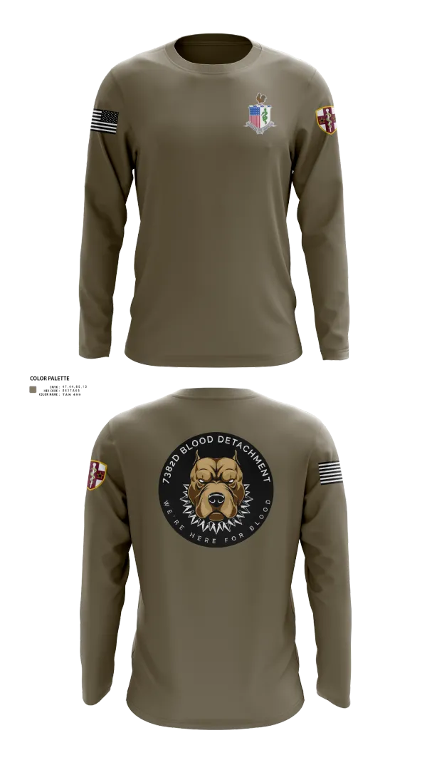 Long Sleeve Performance Shirt, 7236 Medical Support Unit, Army, Teamtime, Team time, sublimation, custom sports apparel, team uniforms, spirit wear, spiritwear, sports uniforms, custom shirts, team store, custom team store, fundraiser sports, apparel fundraiser
