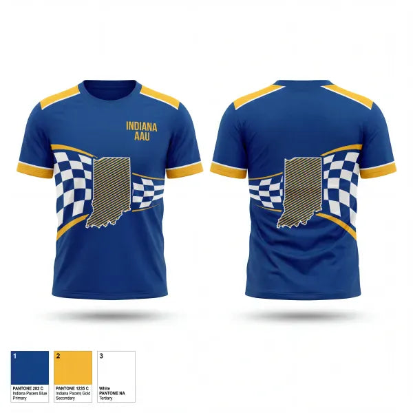Short Sleeve Performance Shirt, INDIANA AAU, Wrestling, Teamtime, Team time, sublimation, custom sports apparel, team uniforms, spirit wear, spiritwear, sports uniforms, custom shirts, team store, custom team store, fundraiser sports, apparel fundraiser