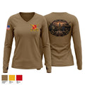 4-27 FA Women's Long Sleeve V-neck Shirt - 1