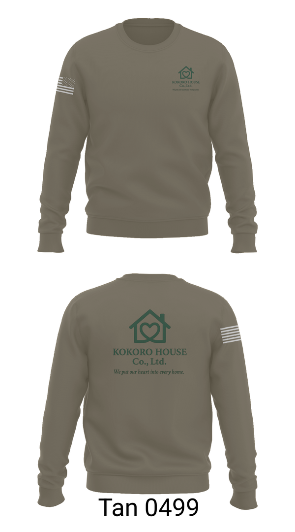 Crew Neck Sweatshirt, KOKOROHOUSE, , Teamtime, Team time, sublimation, custom sports apparel, team uniforms, spirit wear, spiritwear, sports uniforms, custom shirts, team store, custom team store, fundraiser sports, apparel fundraiser