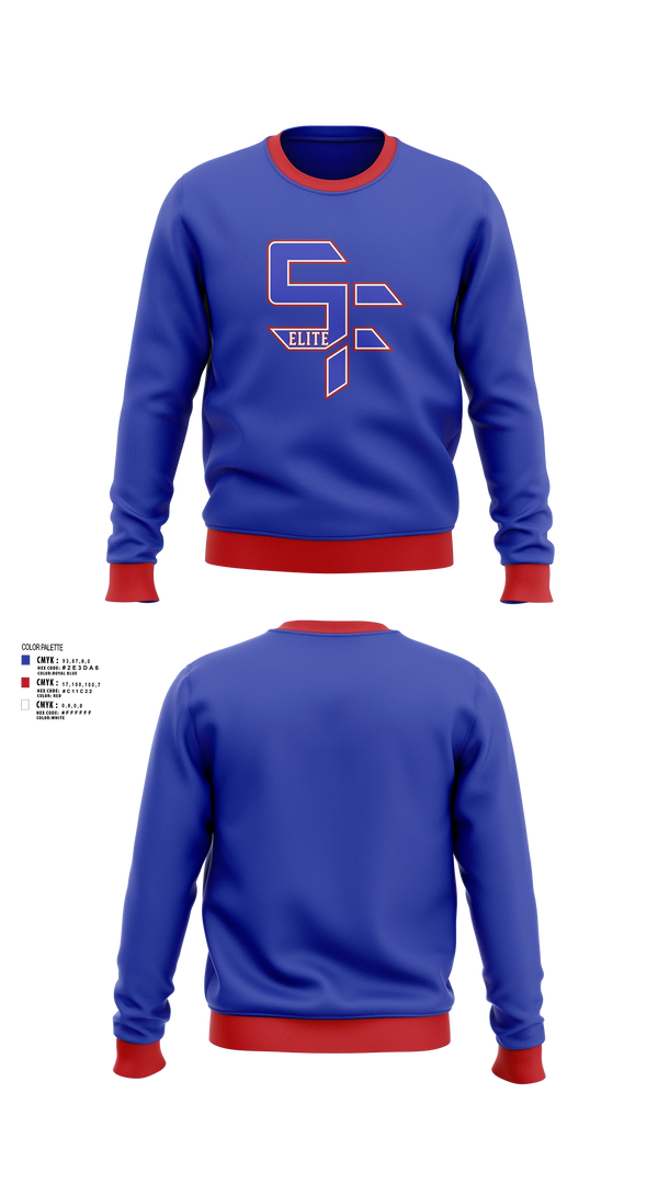 Crew Neck Sweatshirt, SF Elite, Baseball, Teamtime, Team time, sublimation, custom sports apparel, team uniforms, spirit wear, spiritwear, sports uniforms, custom shirts, team store, custom team store, fundraiser sports, apparel fundraiser