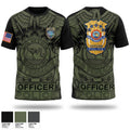 NAS Pensacola Police / Security Forces Old School Cotton Feel Shirt - 1