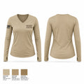 2nd District Volunteer Fire Department Women's Long Sleeve V-neck Shirt - 1