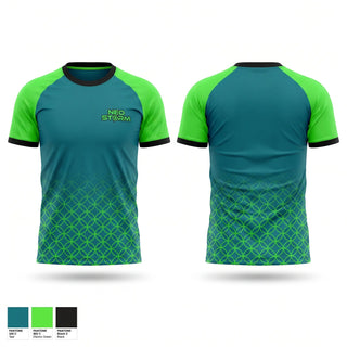 Soft Poly Tee Cotton Like Feel, NEO Storm, Softball, Teamtime, Team time, sublimation, custom sports apparel, team uniforms, spirit wear, spiritwear, sports uniforms, custom shirts, team store, custom team store, fundraiser sports, apparel fundraiser
