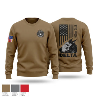Crew Neck Sweatshirt, Delta 5-7 ADA, Army, Teamtime, Team time, sublimation, custom sports apparel, team uniforms, spirit wear, spiritwear, sports uniforms, custom shirts, team store, custom team store, fundraiser sports, apparel fundraiser
