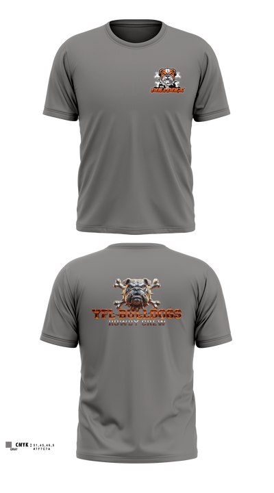 YFL Bulldogs Short Sleeve Performance Shirt - 5