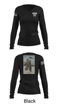 4-3 HHC 32133901 Women's Long Sleeve V-neck Shirt - 23
