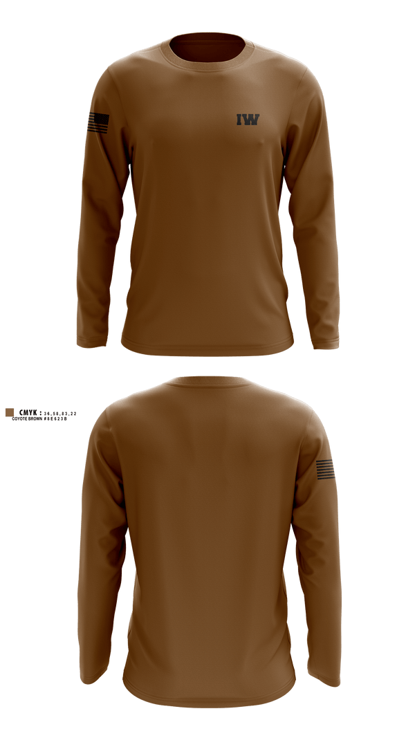 Long Sleeve Performance Shirt, IWIW, Army, Teamtime, Team time, sublimation, custom sports apparel, team uniforms, spirit wear, spiritwear, sports uniforms, custom shirts, team store, custom team store, fundraiser sports, apparel fundraiser