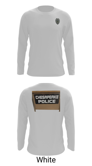 Long Sleeve Performance Shirt, Chesapeake Police, Police, Teamtime, Team time, sublimation, custom sports apparel, team uniforms, spirit wear, spiritwear, sports uniforms, custom shirts, team store, custom team store, fundraiser sports, apparel fundraiser
