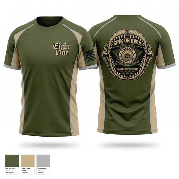 Short Sleeve Performance Shirt, State of Hawaii DLE Harbors, Police, Teamtime, Team time, sublimation, custom sports apparel, team uniforms, spirit wear, spiritwear, sports uniforms, custom shirts, team store, custom team store, fundraiser sports, apparel fundraiser