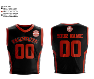 Mens Basketball Jersey, Relentless Basketball Club, Men's Basketball, Teamtime, Team time, sublimation, custom sports apparel, team uniforms, spirit wear, spiritwear, sports uniforms, custom shirts, team store, custom team store, fundraiser sports, apparel fundraiser