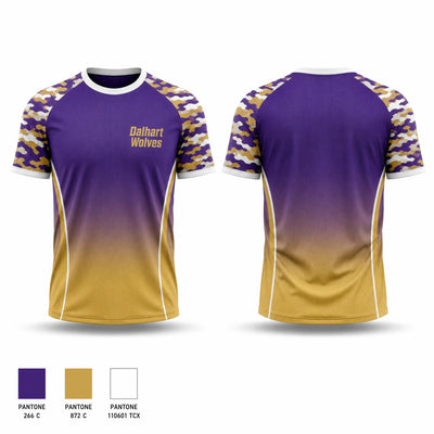 Dalhart Wolves Soft Poly Tee Cotton Like Feel - 1