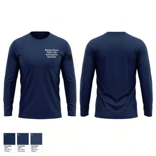 Long Sleeve Performance Shirt, Maiden Rock Plum City Ambulance Services, EMS/EMT, Teamtime, Team time, sublimation, custom sports apparel, team uniforms, spirit wear, spiritwear, sports uniforms, custom shirts, team store, custom team store, fundraiser sports, apparel fundraiser