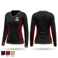 Killdeer Area Ambulance Women's Long Sleeve V-neck Shirt - 11