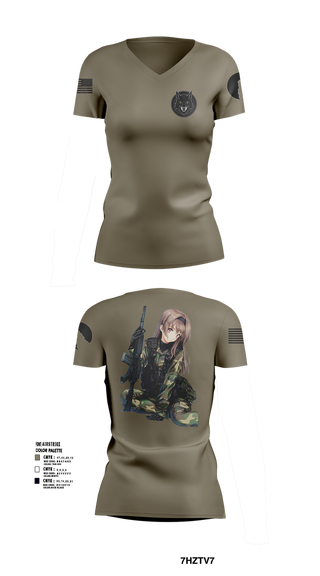 Womens Short Sleeve Vneck Shirt, The House of Wolves, , Teamtime, Team time, sublimation, custom sports apparel, team uniforms, spirit wear, spiritwear, sports uniforms, custom shirts, team store, custom team store, fundraiser sports, apparel fundraiser