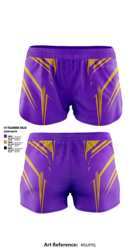 Womens Shorts, Soledad High School Cheer, Cheer, Teamtime, Team time, sublimation, custom sports apparel, team uniforms, spirit wear, spiritwear, sports uniforms, custom shirts, team store, custom team store, fundraiser sports, apparel fundraiser