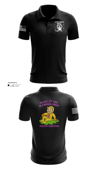 Short Sleeve Performance Polo, USS Jefferson City SSN-759 Reactor Labratory, Navy, Teamtime, Team time, sublimation, custom sports apparel, team uniforms, spirit wear, spiritwear, sports uniforms, custom shirts, team store, custom team store, fundraiser sports, apparel fundraiser